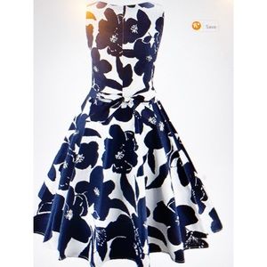 Aranee Vintage Floral Dress fit & flare